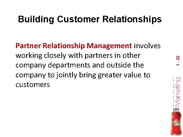 Partner Relationship Management involves working closely with partners in other company departments and outside