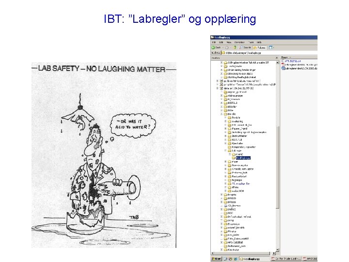 IBT: ”Labregler” og opplæring 