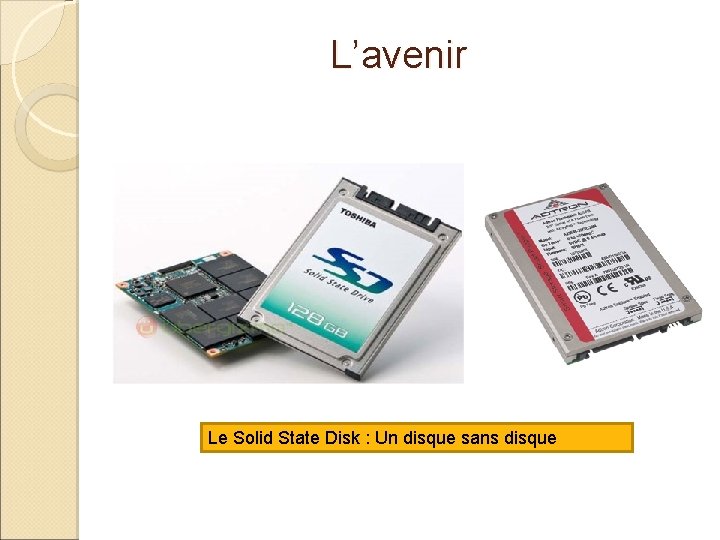 L’avenir Le Solid State Disk : Un disque sans disque 