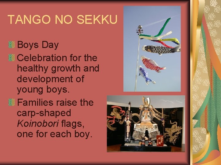 TANGO NO SEKKU Boys Day Celebration for the healthy growth and development of young