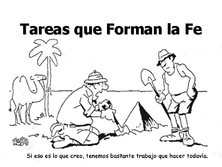 Tareas que Forman la Fe 