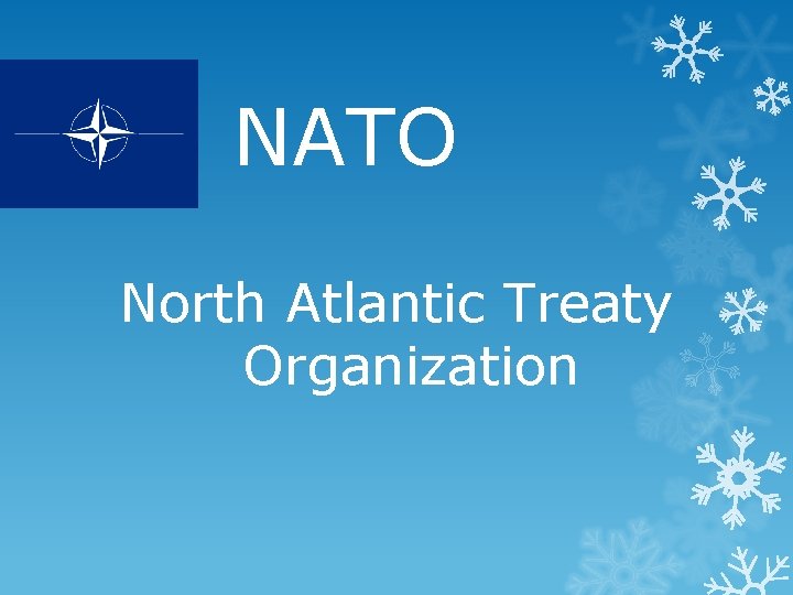 NATO North Atlantic Treaty Organization 