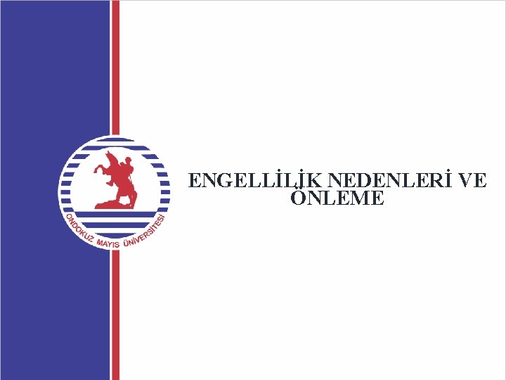 ENGELLİLİK NEDENLERİ VE ÖNLEME 