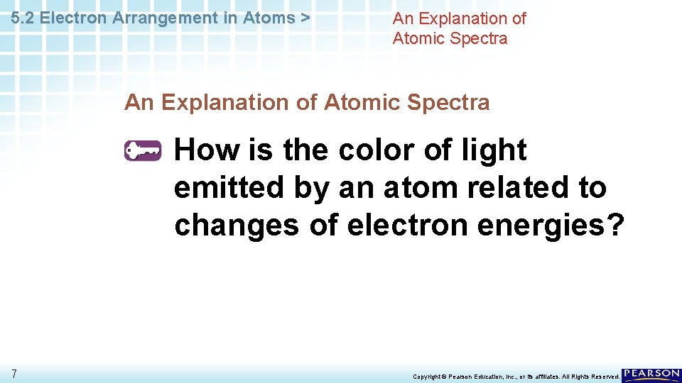 5. 2 Electron Arrangement in Atoms > An Explanation of Atomic Spectra How is