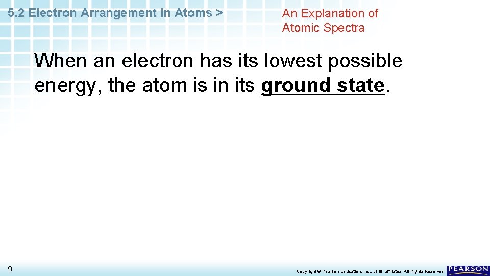 5. 2 Electron Arrangement in Atoms > An Explanation of Atomic Spectra When an