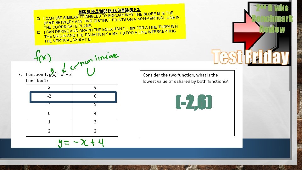 8. F. 3: MGSE 8. EE. 5/MGSE 8. EE. 6/MGSE M IS THE PLAIN