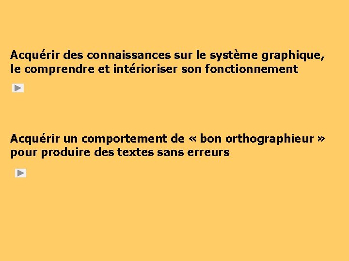 Acquérir des connaissances sur le système graphique, le comprendre et intérioriser son fonctionnement Acquérir