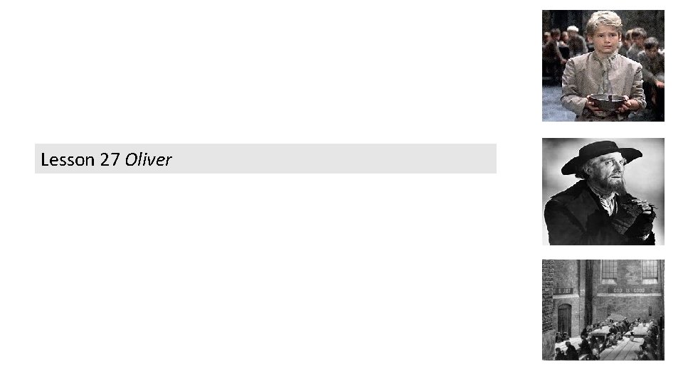 Lesson 27 Oliver 