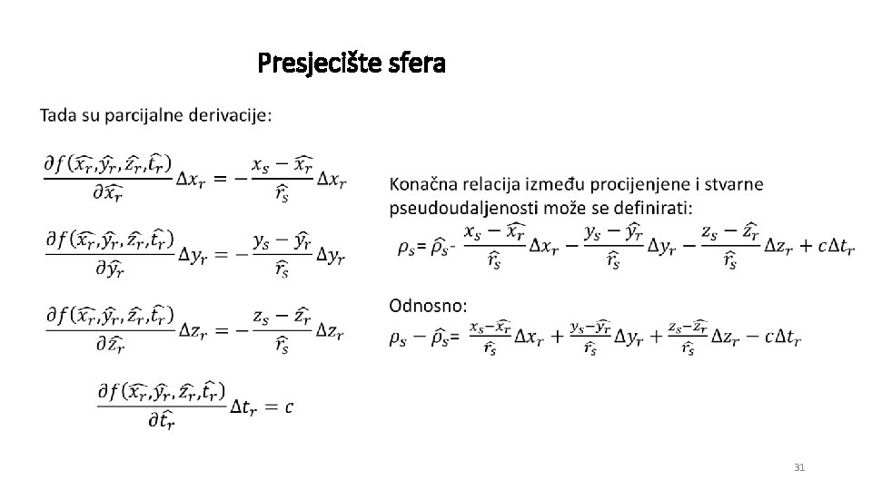 Presjecište sfera 31 