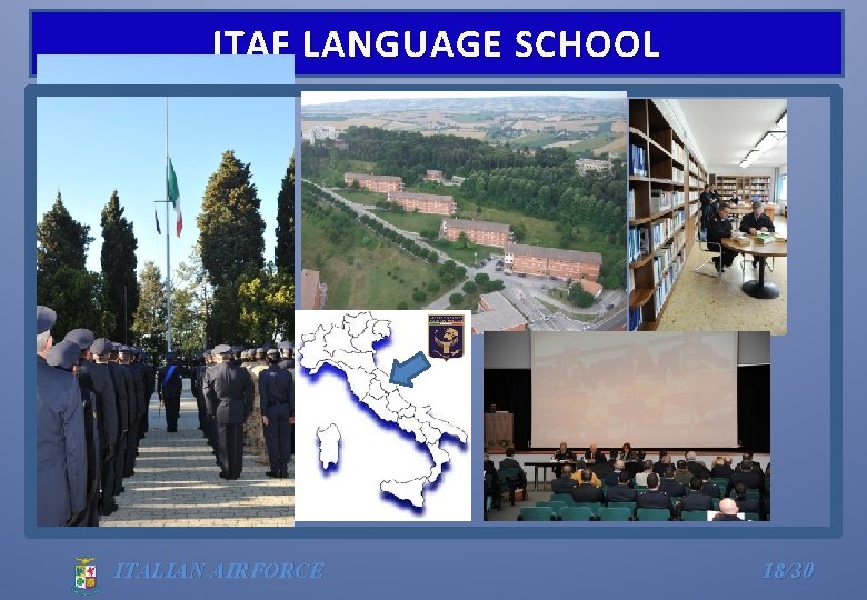 ITAF LANGUAGE SCHOOL ITALIAN AIRFORCE 18/30 