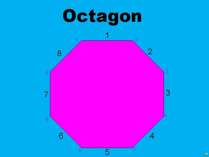 Octagon 1 1 2 2 8 8 3 7 3 4 6 6 4