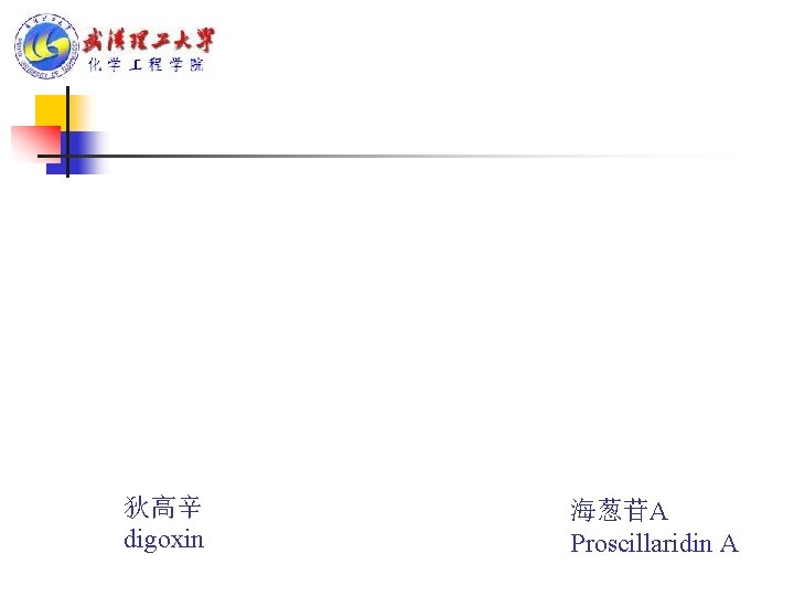 狄高辛 digoxin 海葱苷A Proscillaridin A 