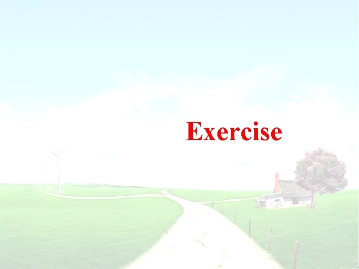 Exercise 