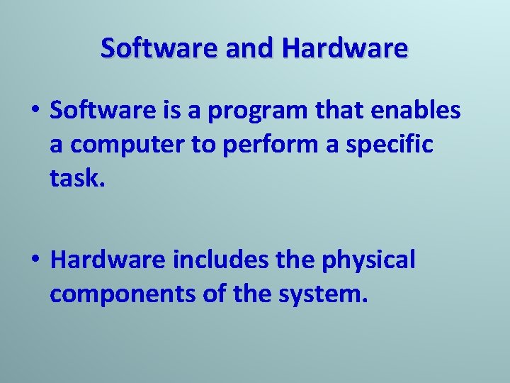 50 years ago people didnt hear of computers