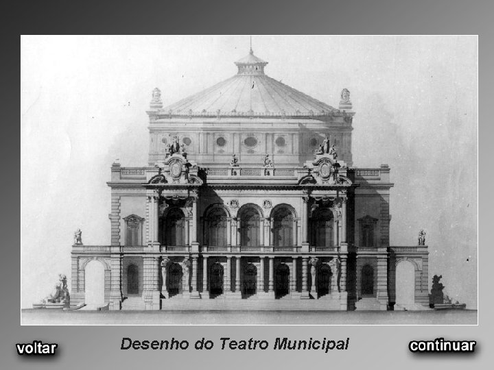 Desenho do Teatro Municipal 