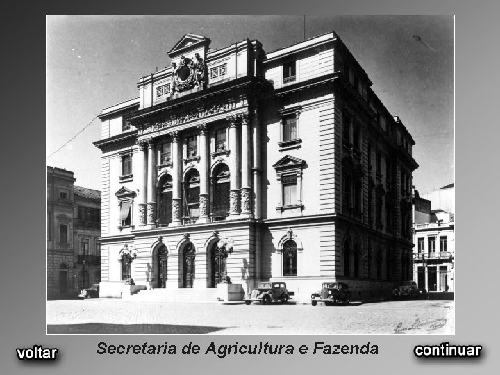 Secretaria de Agricultura e Fazenda 