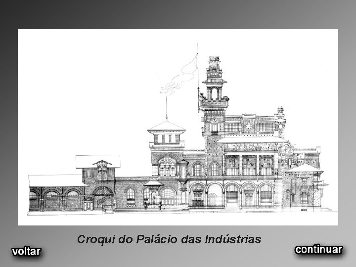 Croqui do Palácio das Indústrias 