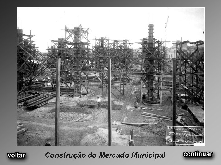 Construção do Mercado Municipal 