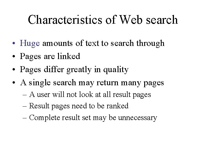 Web Search Dr Yingwu Zhu Overview History Search