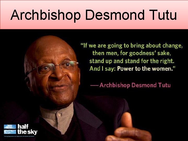 Archbishop Desmond Tutu 