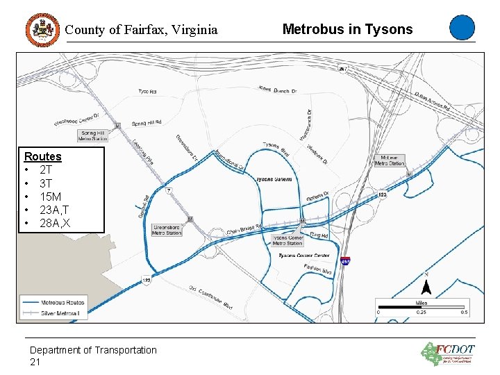 County of Fairfax, Virginia Routes • 2 T • 3 T • 15 M