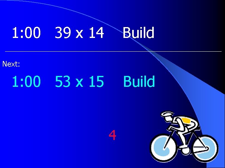 1: 00 39 x 14 Build Next: 1: 00 53 x 15 Build 4