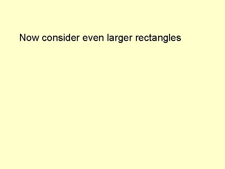 Now consider even larger rectangles 