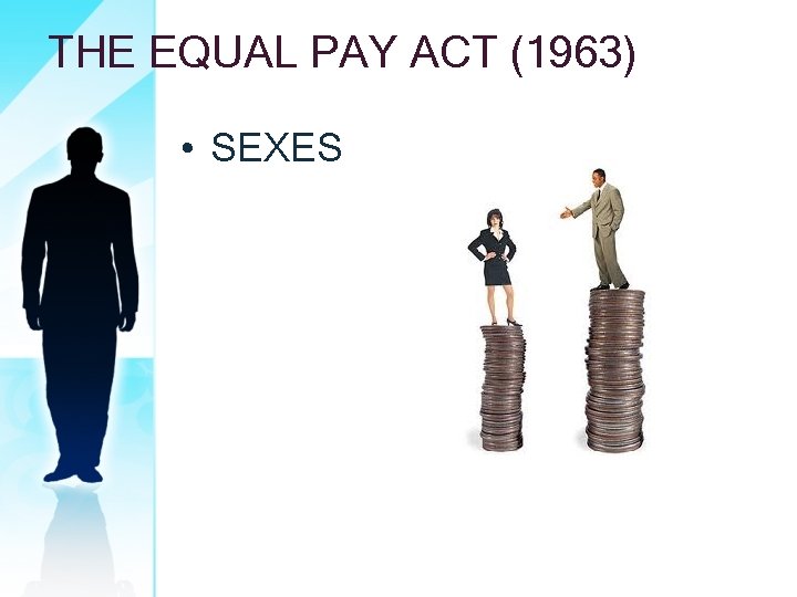 THE EQUAL PAY ACT (1963) • SEXES 