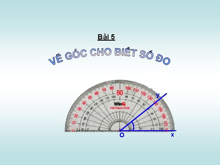 Bài 5 y O x 