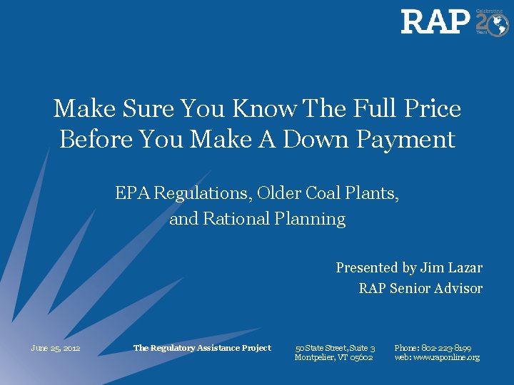 Make Sure You Know The Full Price Before You Make A Down Payment EPA