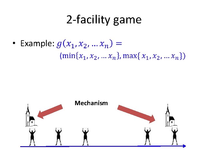 2 -facility game • Mechanism 