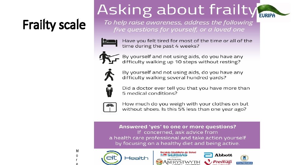 Frailty scale M o r 