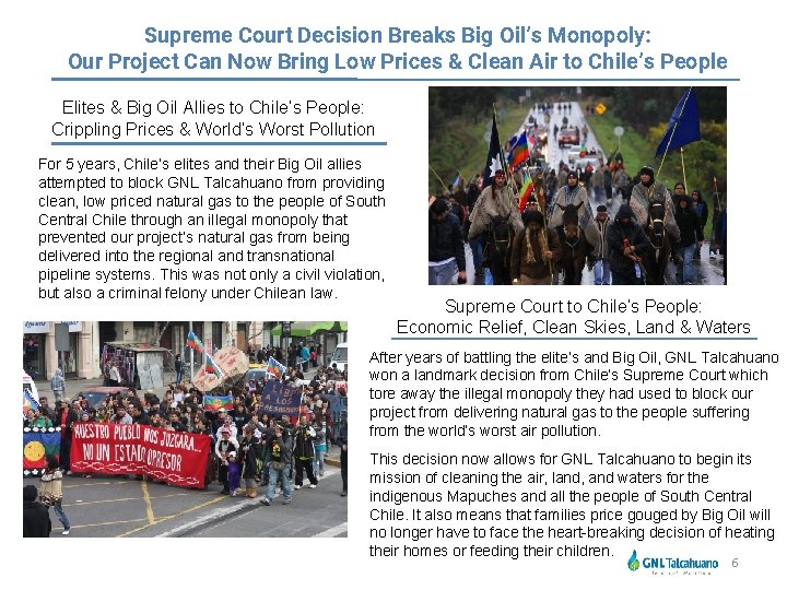 Supreme Court Decision Breaks Big Oil’s Monopoly: Our Project Can Now Bring Low Prices