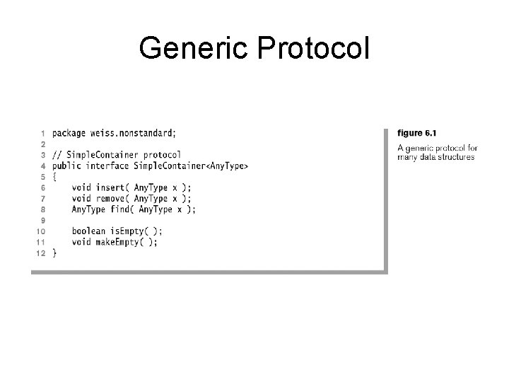 Generic Protocol 