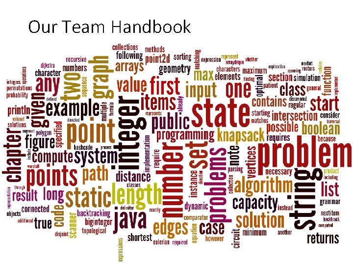 Our Team Handbook 