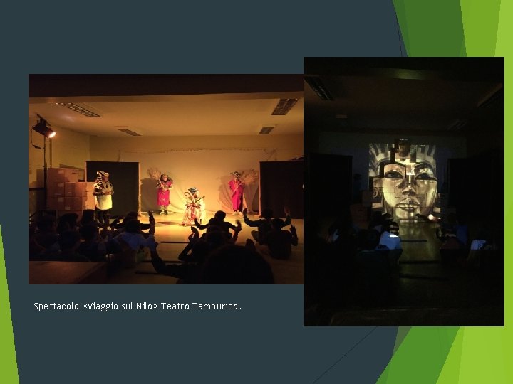 Spettacolo «Viaggio sul Nilo» Teatro Tamburino. 