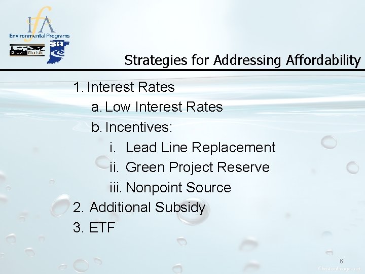 Strategies for Addressing Affordability 1. Interest Rates a. Low Interest Rates b. Incentives: i. Strategies for Addressing Affordability 1. Interest Rates a. Low Interest Rates b. Incentives: i.