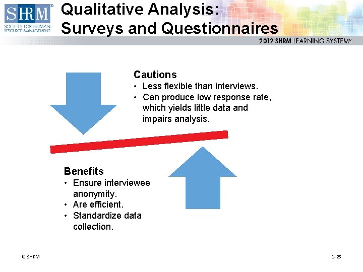 Qualitative Analysis: Surveys and Questionnaires Cautions • Less flexible than interviews. • Can produce Qualitative Analysis: Surveys and Questionnaires Cautions • Less flexible than interviews. • Can produce