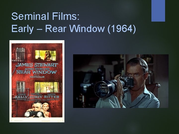 Seminal Films: Early – Rear Window (1964) 