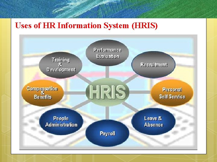 Uses of HR Information System (HRIS) 