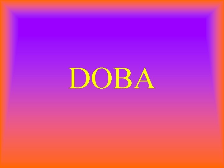 DOBA 