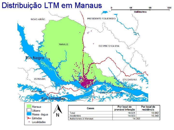 Distribuição LTM em Manaus 
