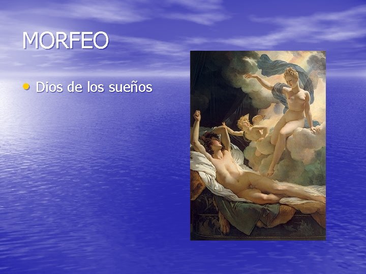 MORFEO • Dios de los sueños 