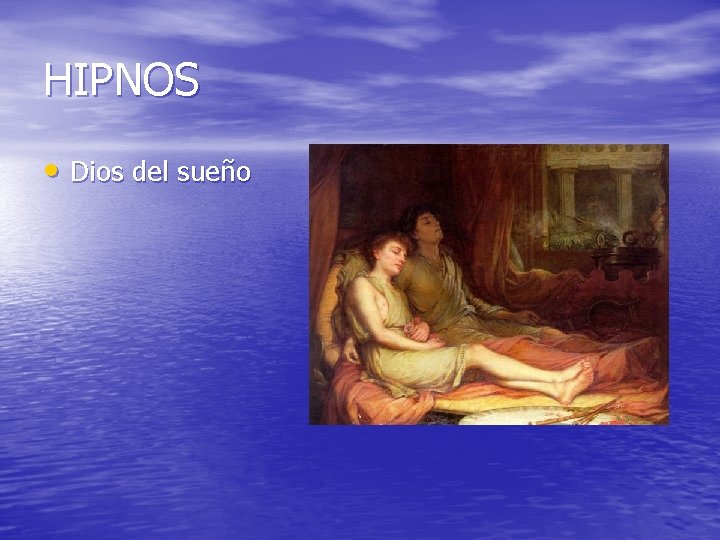 HIPNOS • Dios del sueño 
