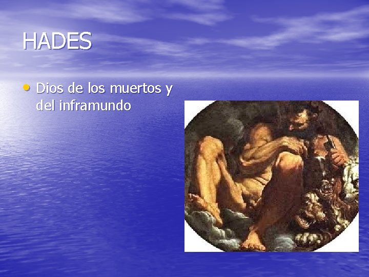 HADES • Dios de los muertos y del inframundo 