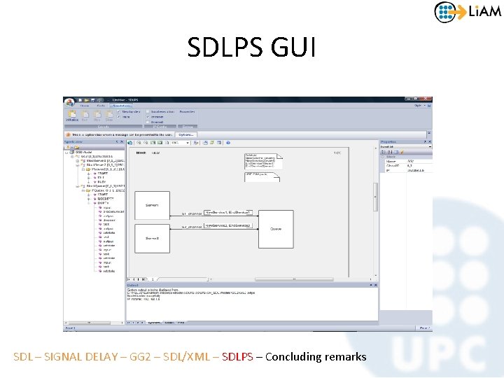 SDLPS GUI SDL – SIGNAL DELAY – GG 2 – SDL/XML – SDLPS –