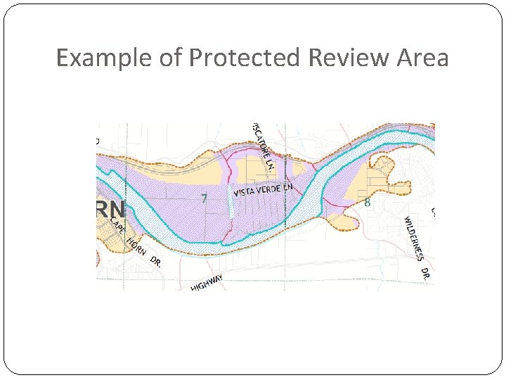 Example of Protected Review Area 