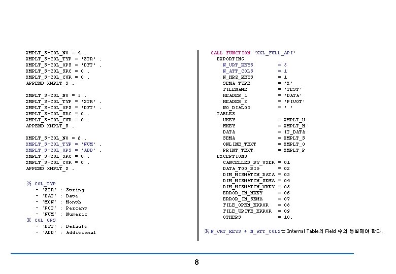 File Controlling XMPLT_S-COL_NO = 4. XMPLT_S-COL_TYP = 'STR'. XMPLT_S-COL_OPS = 'DFT'. XMPLT_S-COL_SRC = 0.