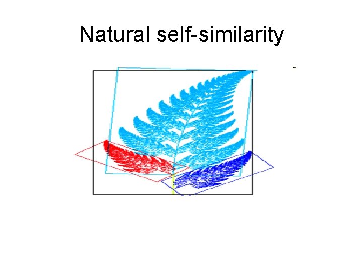 Natural self-similarity 