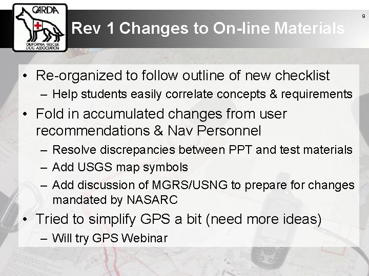 1 CARDA Navigation Tutorial Rev 1 Introduction 21715